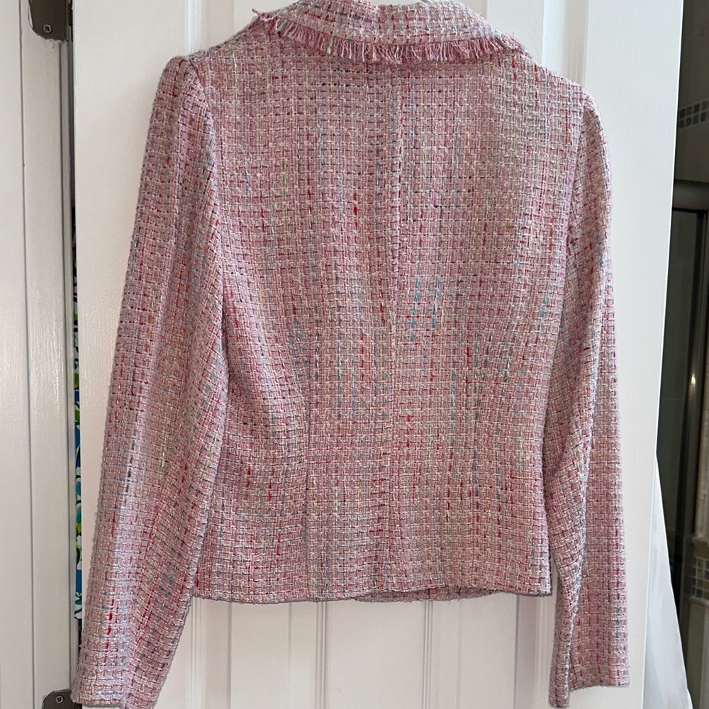 Star City Pink Tweed Tailored Blazer Jacket - Picture 5 of 6